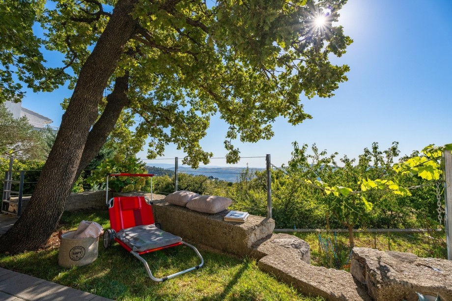 Relax and enjoy a glass of wine on hot summer evenings