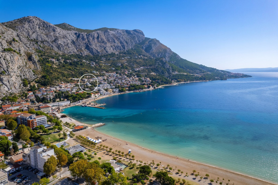 Location of the villa and surrounding area