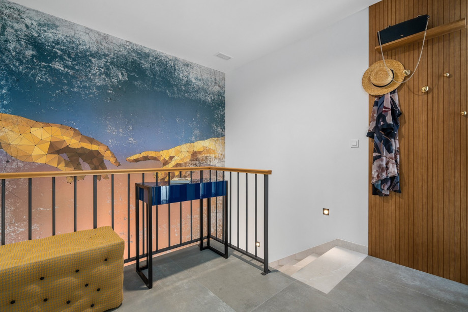 hallway in the villa