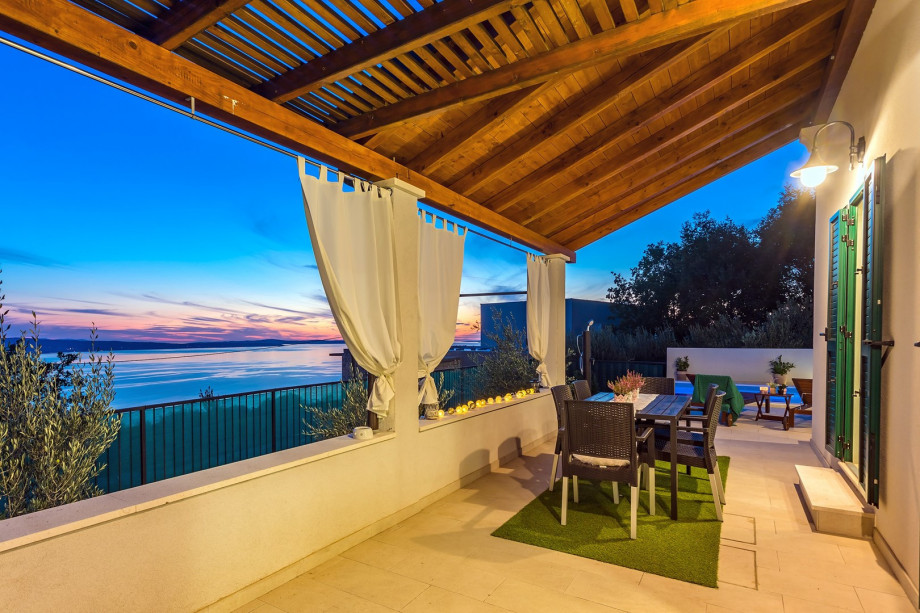 Located at the top of the KRUG street overviewing the village and the coast