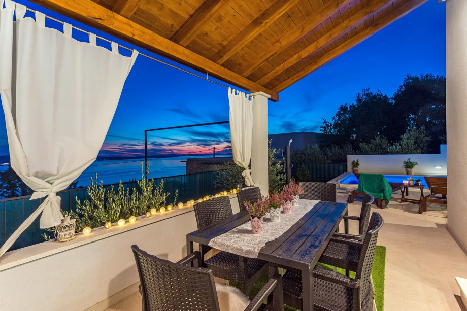 Located at the top of the KRUG street overviewing the village and the coast