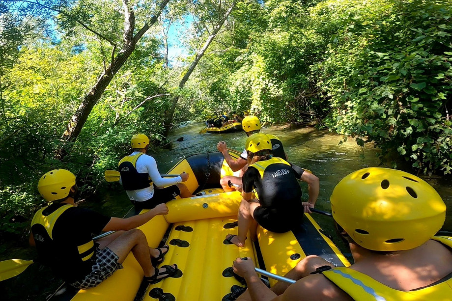 Rafting on Cetina river, only 10km far from villa, this is a great day adventure