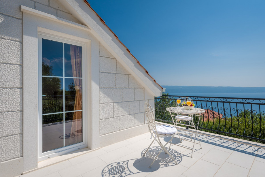 The view from the terrace of Bedroom No.4 -west side