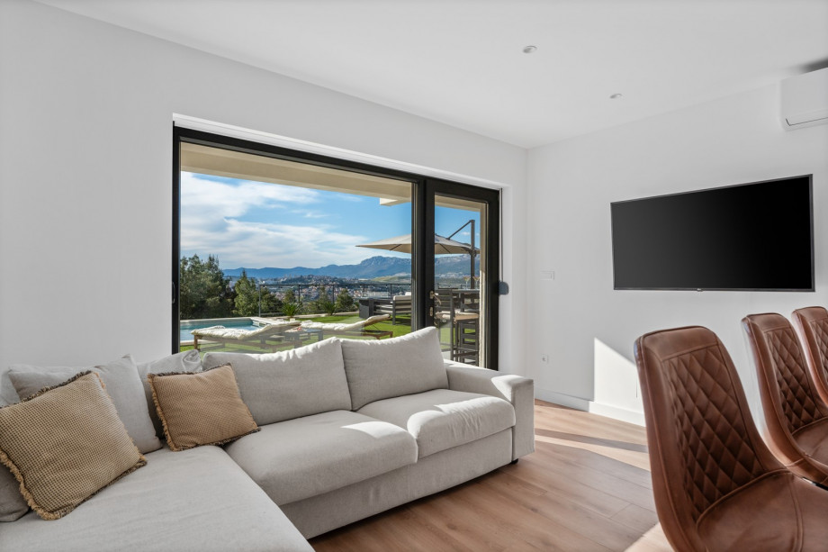 Ground floor (pool level) with direct approach to the pool area and outdoor dining area