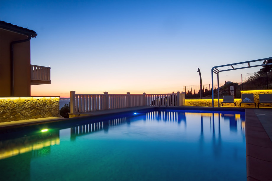 Villa Ana with 50msq private pool, amazing sea view,  7 bedrooms, 7 bathrooms, 18 person max