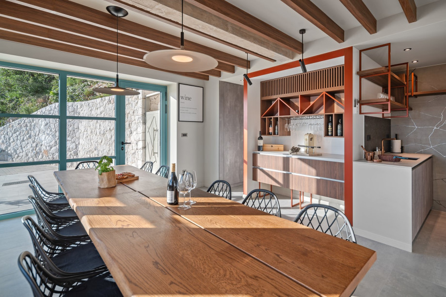 With three designated parking spots available above the house