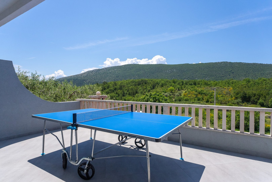 table tennis set is available for friendly matches