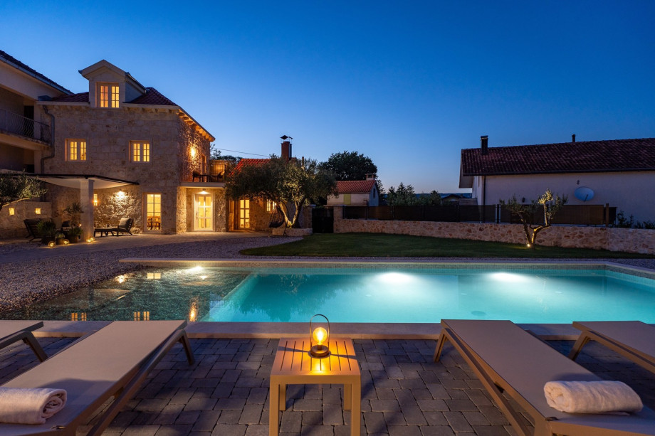 A generous private 51sqm swimming pool with a fully automated salt electrolysis system