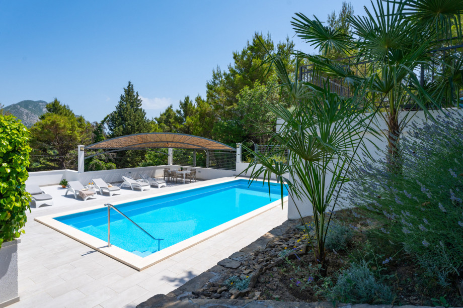 40sqm private pool and Finnish sauna next to it