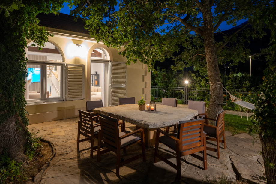 Perfect spot for a glass of a nice local vine enjoying the quiet environment