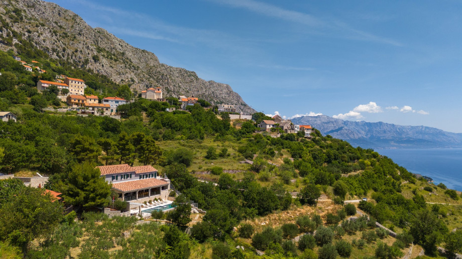 From every point is offered a panoramic sea view and you are surrounded by nature