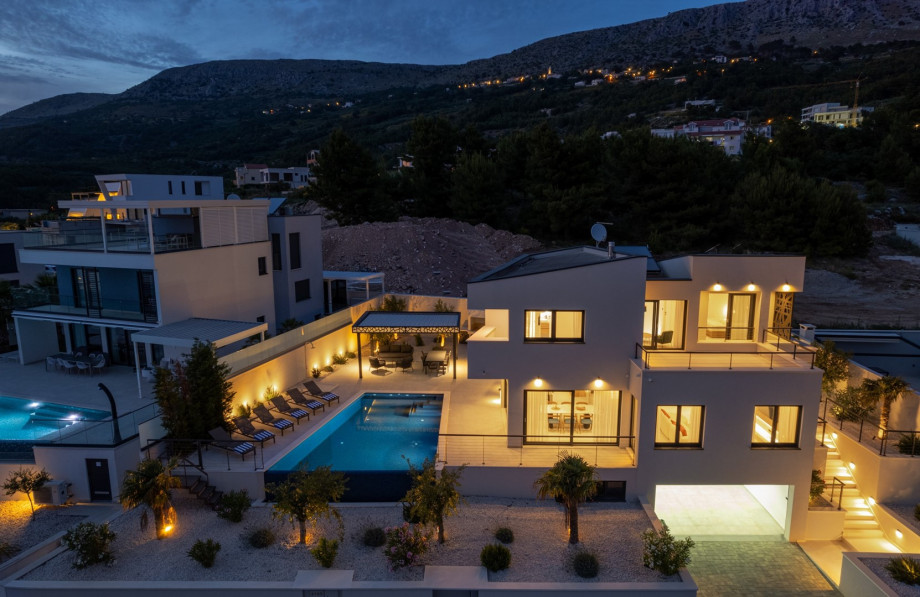 At the entrance, there is a video surveillance.