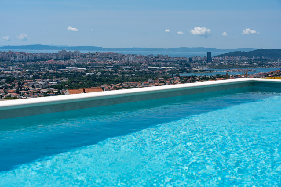 a private pool with amazing  view
