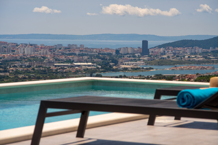 a private pool with amazing  view