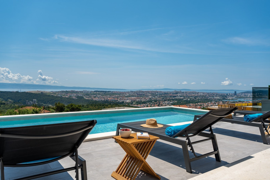a private pool with amazing  view