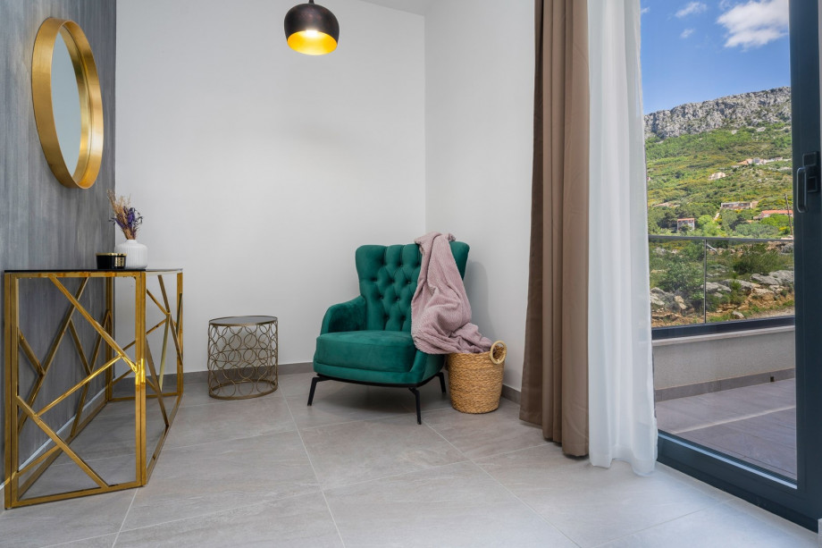 The villa Fortress is furnished with a high-quality material