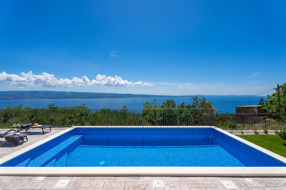 Open sea view from the pool area for a relaxing vacation
