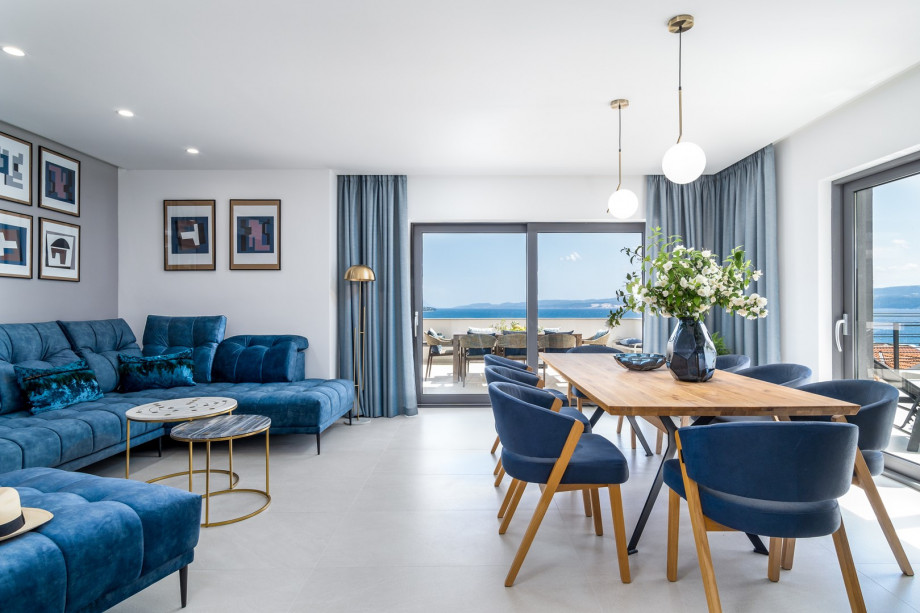 Modern eclectic interior design of a 270sqm living area that is fully air-conditioned, free WiFi