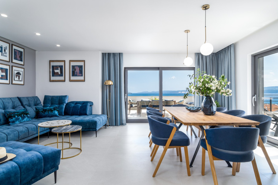 Modern eclectic interior design of a 270sqm living area that is fully air-conditioned, free WiFi