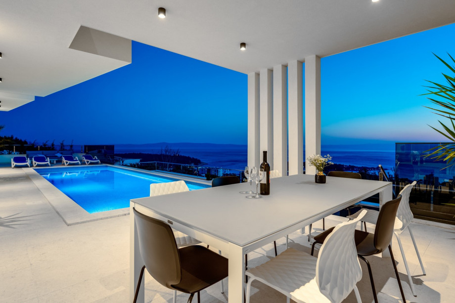 Enjoy watching the sunset over the Adriatic which is unforgettable