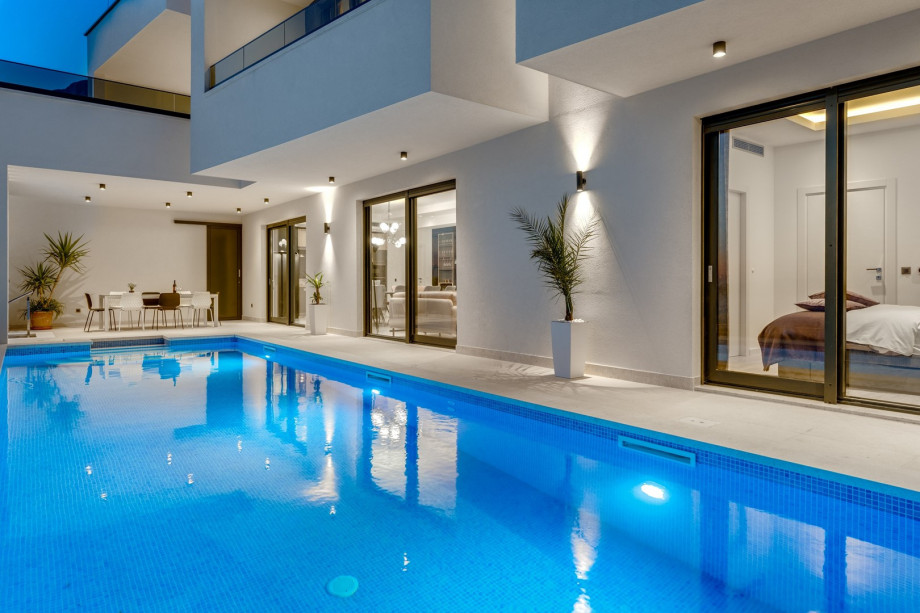 Villa Sagnia is a completely new, modernly designed, decorated and equipped.