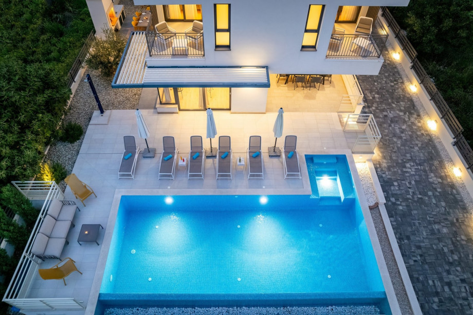 Bird view of the brand new Villa Consido