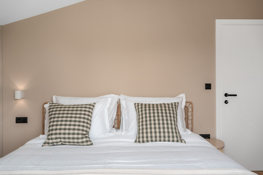 Bed measuring 180 by 200 cm are features of the third bedroom