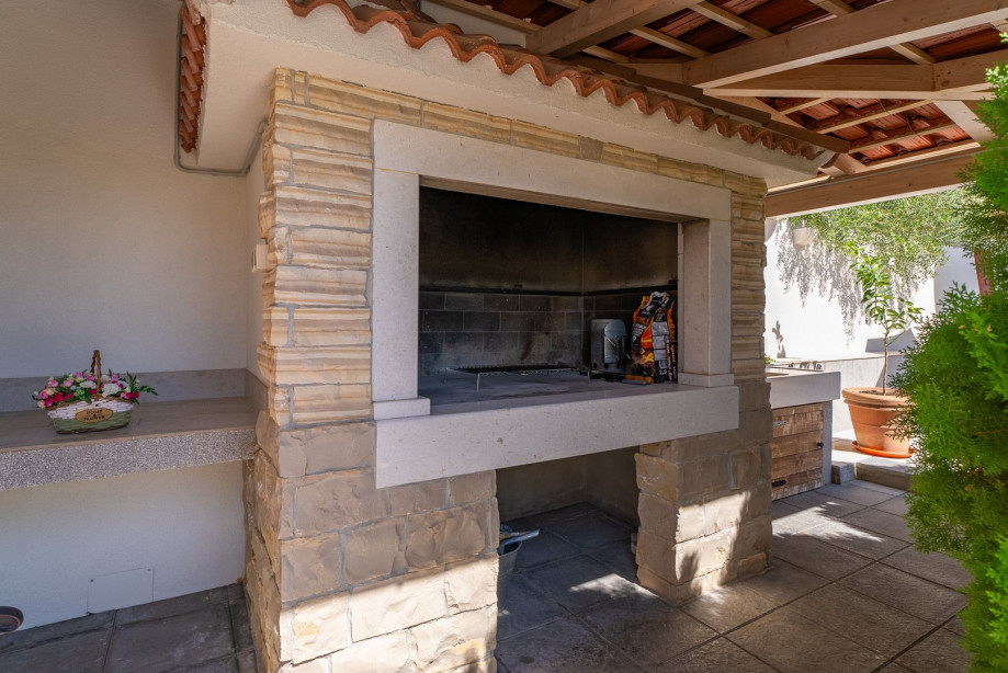 Traditional Barbecue: with a covered outdoor dining area