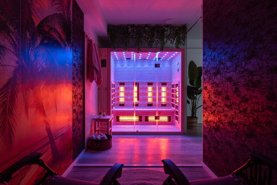 Its spacious and bright interior provides a view of Split's cityscape and the sea.