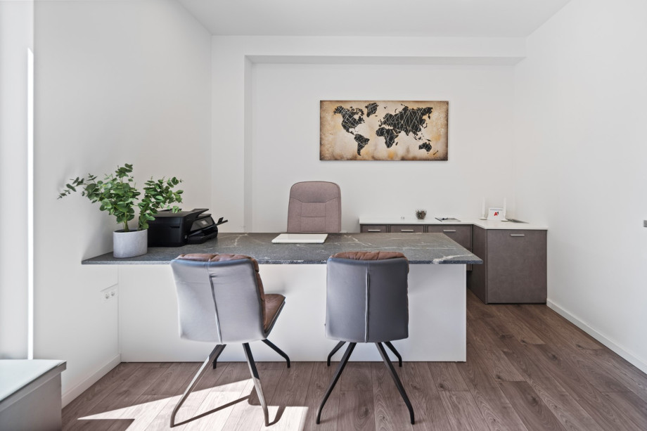 If you would like to work during your vacation, there is an office room on the ground floor.