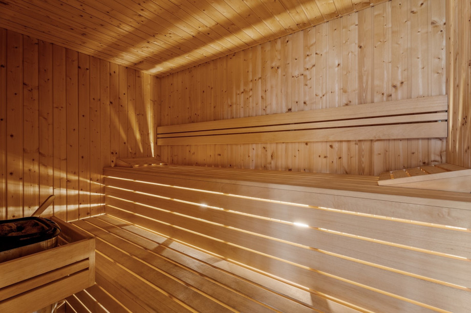 Sauna place next to gym area