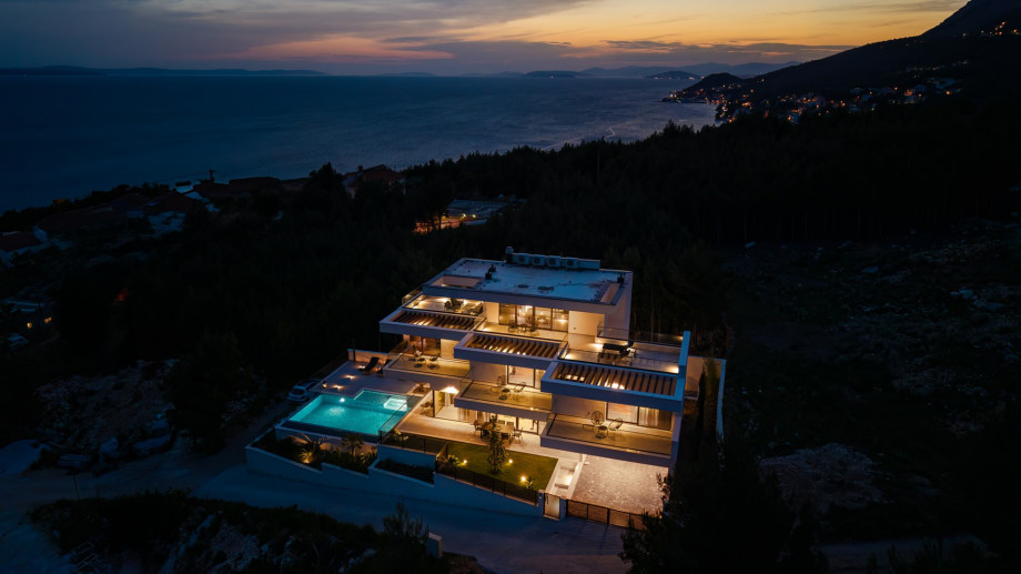 You'll find five secure parking spaces available in the private lot right in front of the villa.