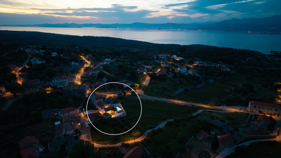 NEW! Stone Villa Olim Civitas with 3 bedrooms, private pool, and sea views