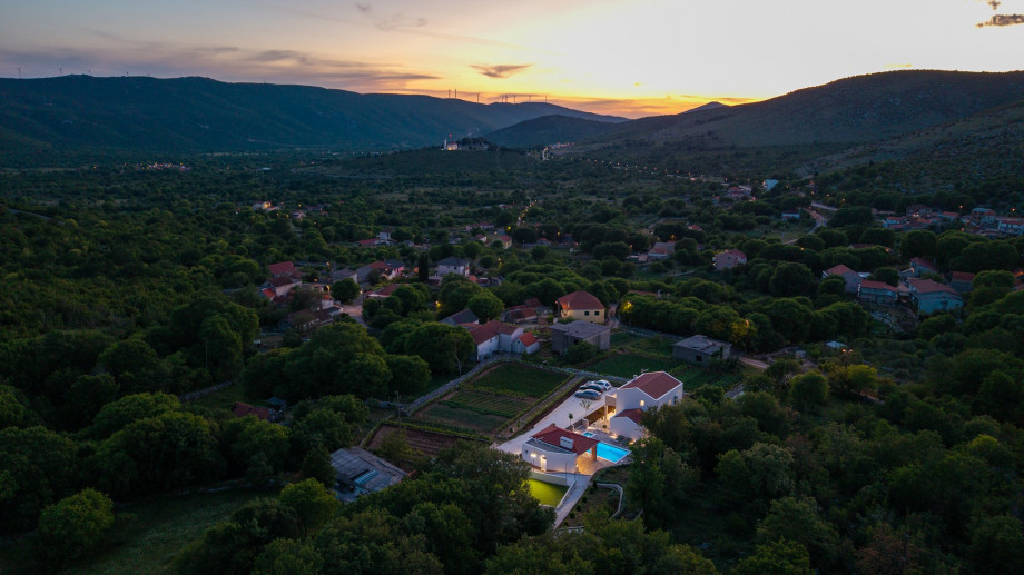 While you refresh yourself in the pool you can admire the breathtaking view