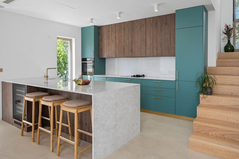 Voll klimatisierte Küche mit allem, was Sie für einen sehr komfortablen Aufenthalt benötigen