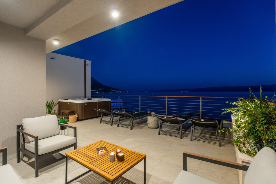 A perfect spot for lazy evenings with a glass of wine.