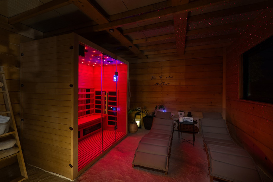A cozy sauna where friends can unwind