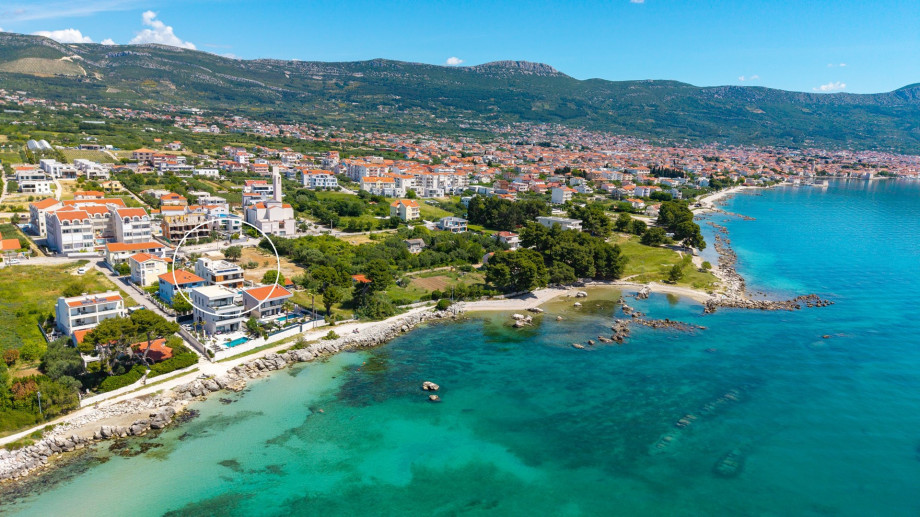 Marked position of Villa San Pietro