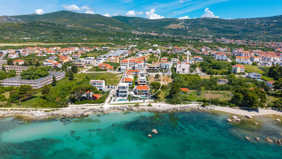 Marked position of Villa San Pietro