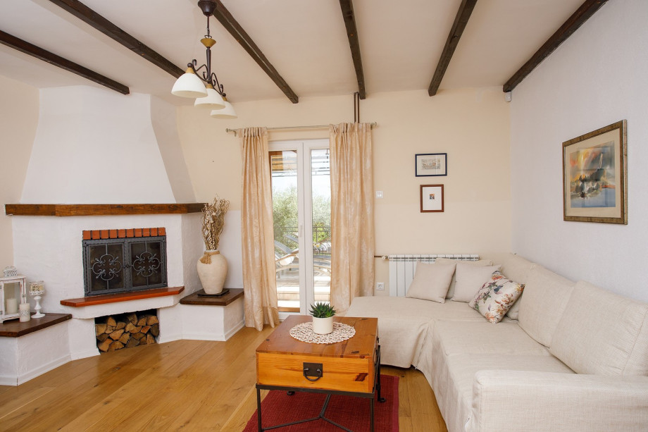 For cooler days the house is equipped with central heating, and there is a fireplace that works perfectly.