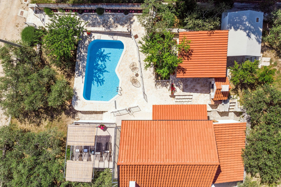 Bird view on Villa Zoro