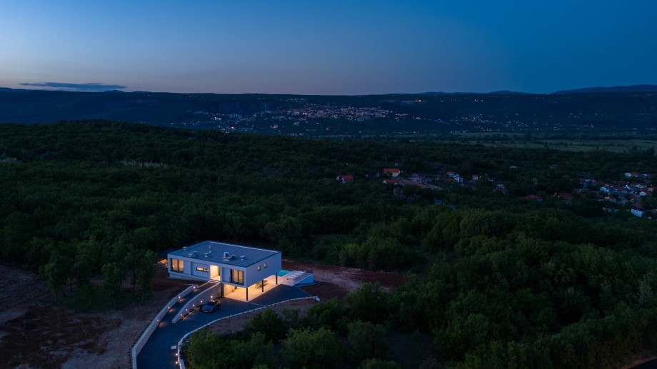 There is a video surveillance at the entrance to the property