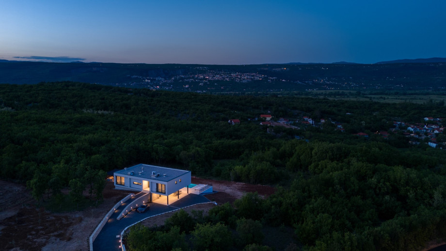 There is a video surveillance at the entrance to the property