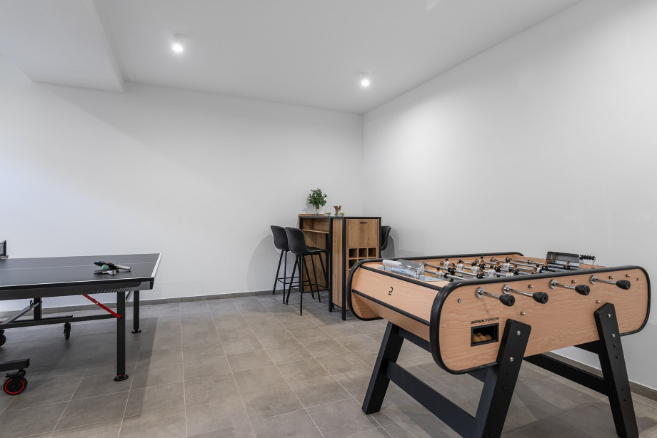 Table tennis and table Soccer 
 for more fun