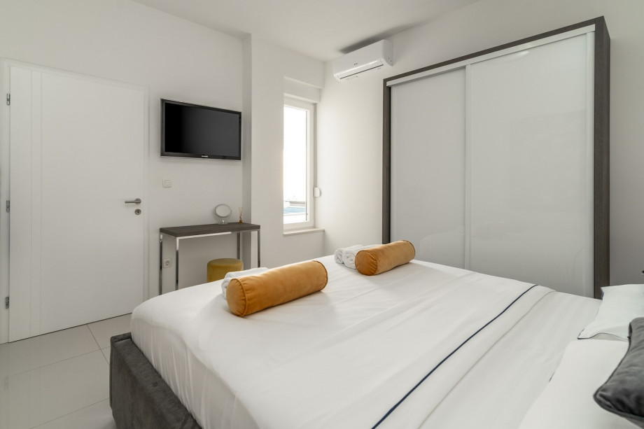 Bedroom No1 offers TV and A/C