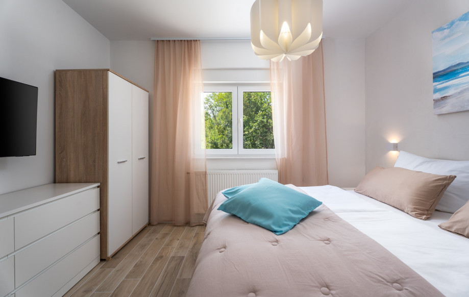 Schöner Blick auf die ruhige Umgebung
