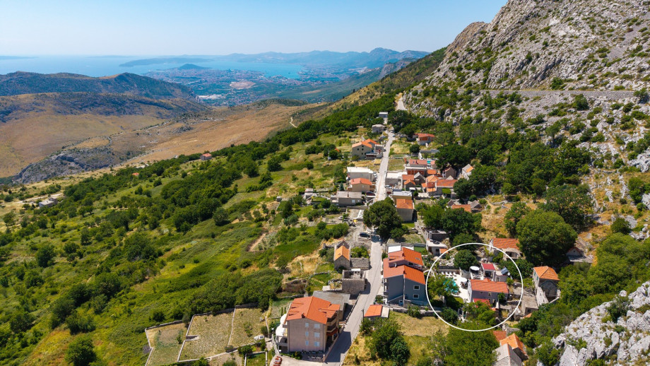 Bird view of the brand new Villa Falcon House