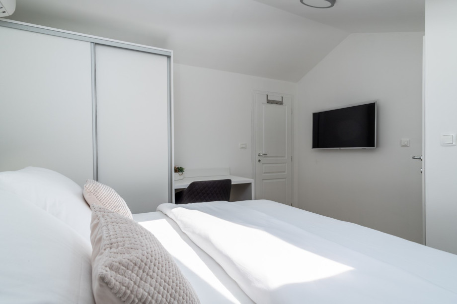 Bedroom No3 also offers a TV, and an A/C