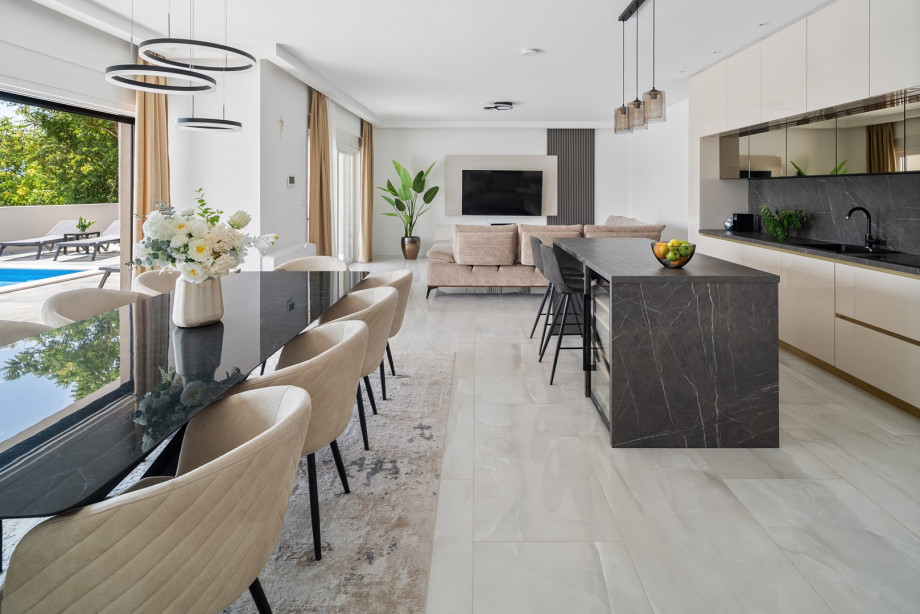 Living area is fully air-conditioned and equipped with all the needed amenities in the kitchen