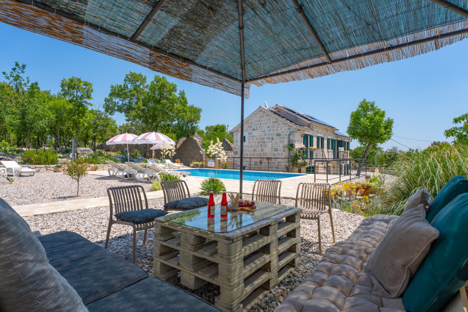 The unspoiled nature of Dalmatian countryside